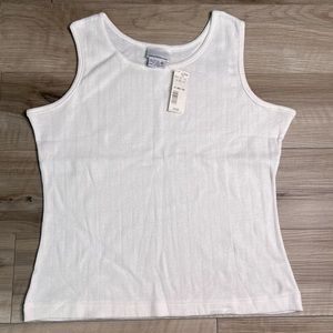 NWT Vintage Pointelle  Weathervane Pointelle Tank